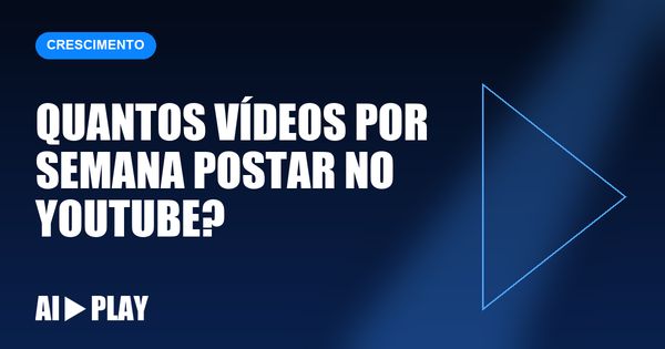 Capa do artigo: Quantos vídeos por semana postar no YouTube?
